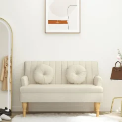 Bankje met kussens 113x64,5x75,5 cm>vidaXL Hot
