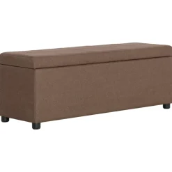 Bankje met opbergvak 116 cm polyester>vidaXL Hot
