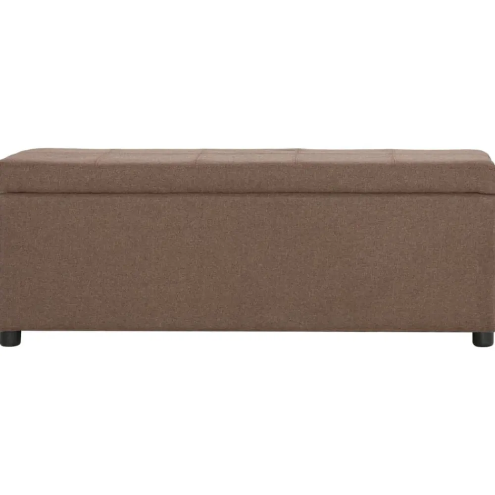 Bankje met opbergvak 116 cm polyester>vidaXL Hot