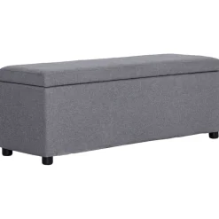 Bankje met opbergvak 116 cm polyester>vidaXL Discount