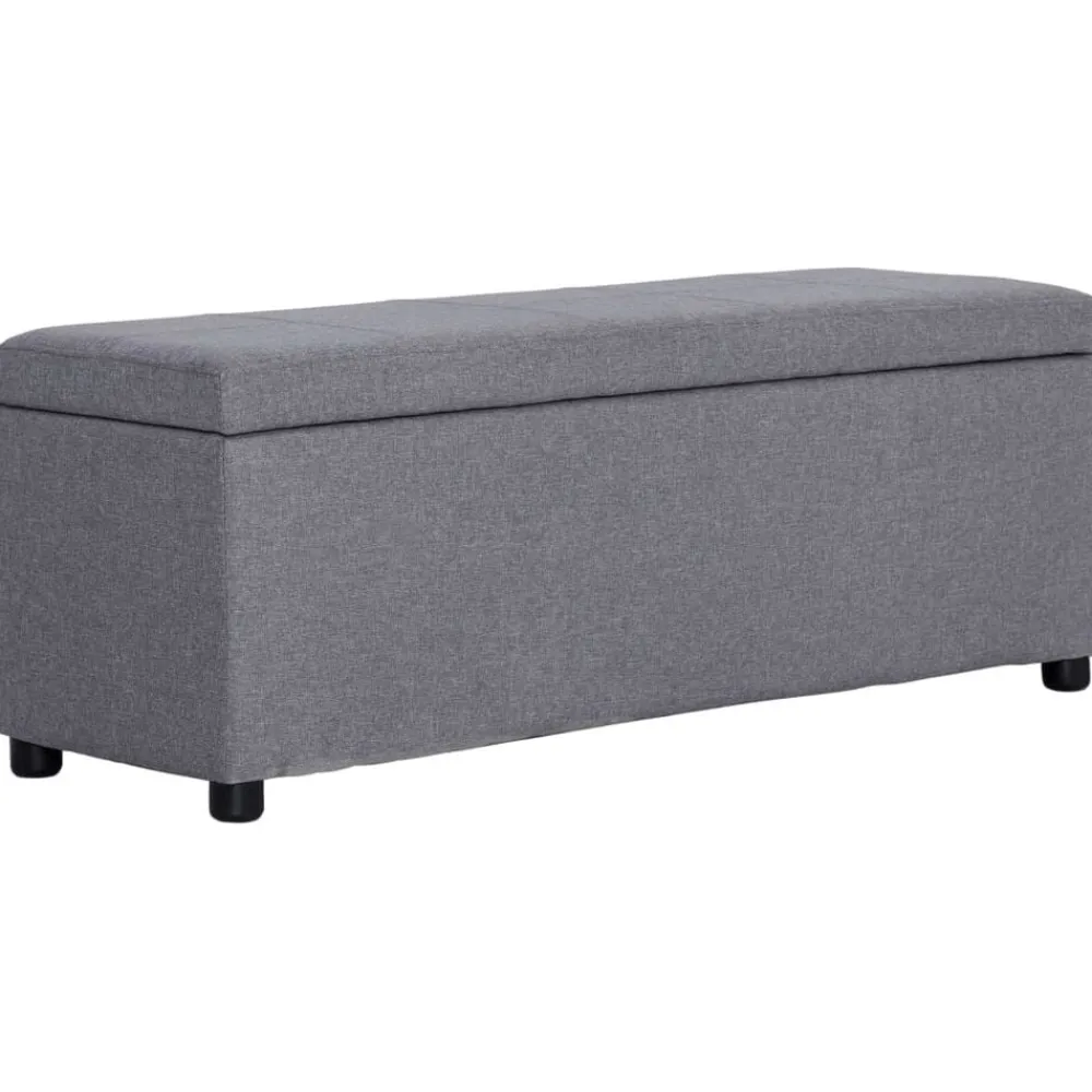 Bankje met opbergvak 116 cm polyester>vidaXL Discount