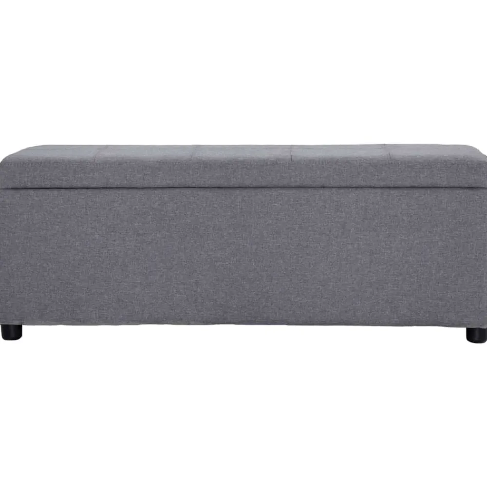 Bankje met opbergvak 116 cm polyester>vidaXL Discount