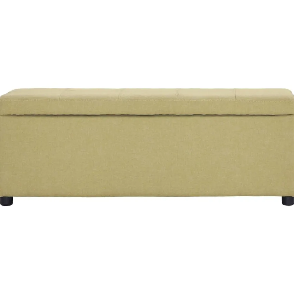 Bankje met opbergvak 116 cm polyester>vidaXL Online