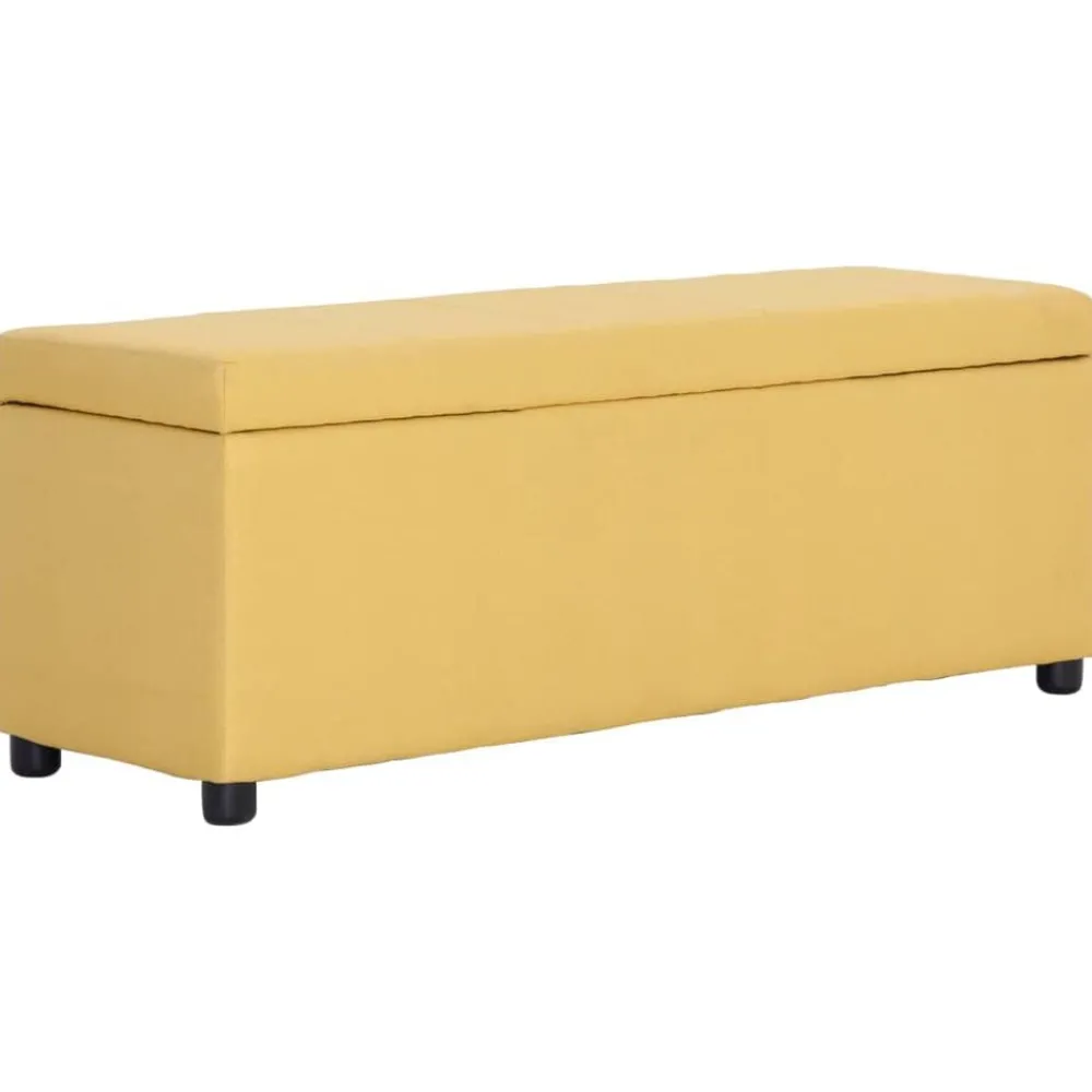 Bankje met opbergvak 116 cm polyester>vidaXL Best
