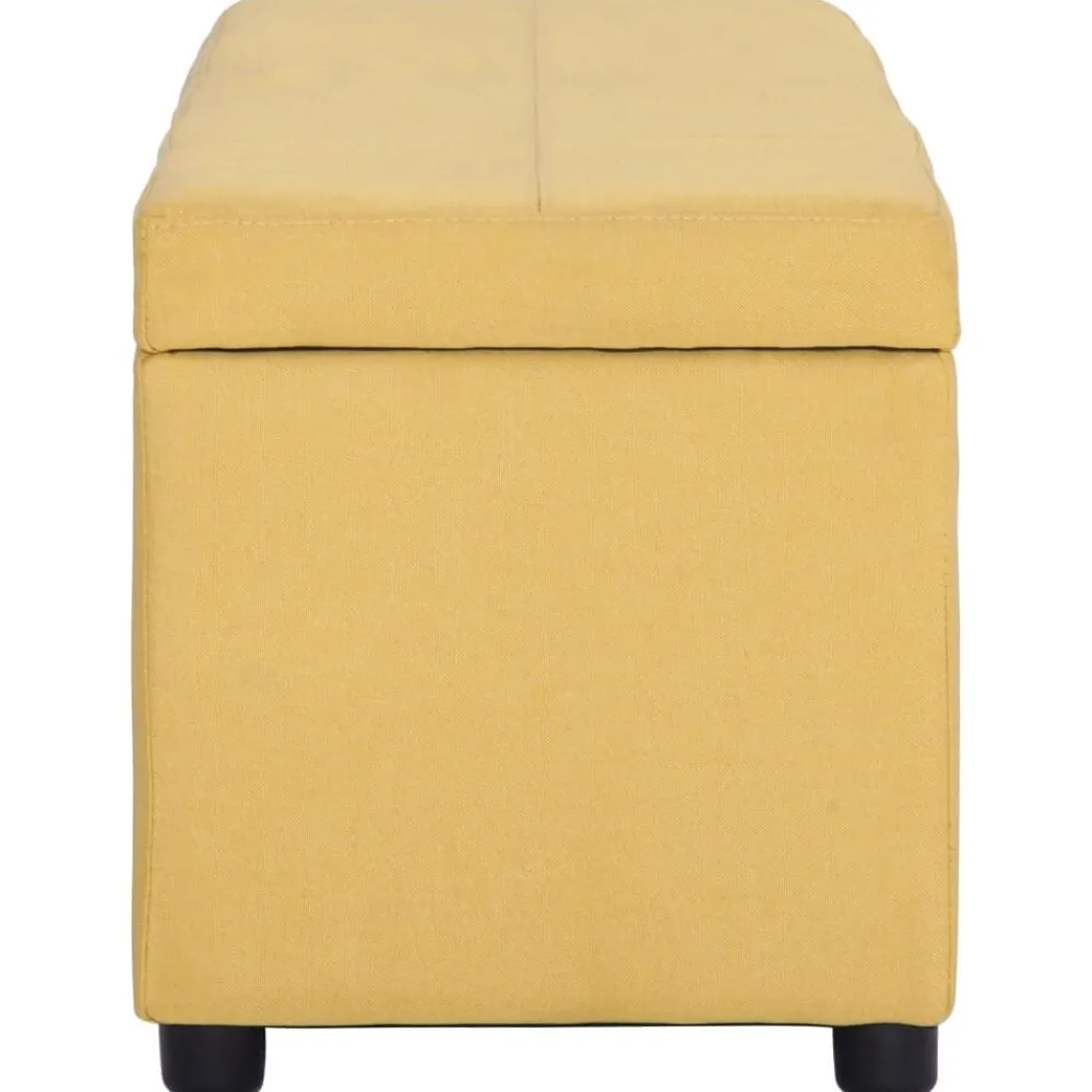 Bankje met opbergvak 116 cm polyester>vidaXL Best