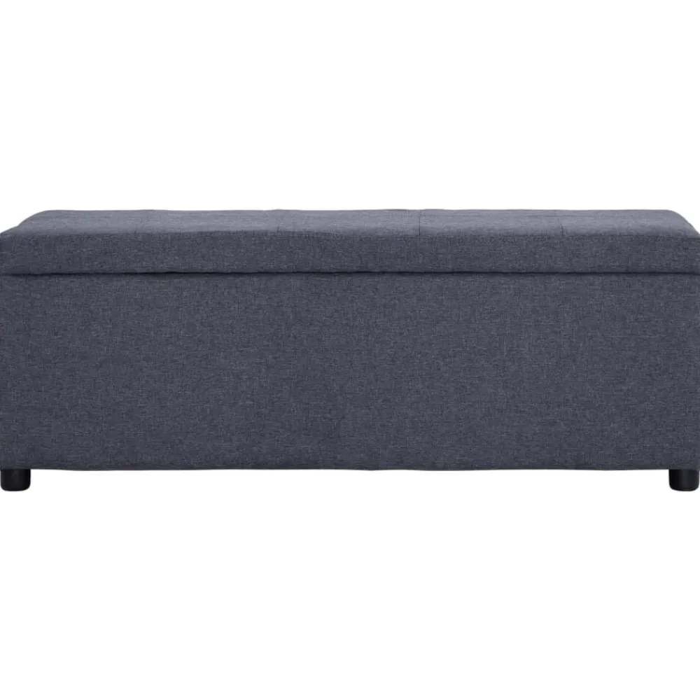 Bankje met opbergvak 116 cm polyester>vidaXL Online