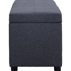 Bankje met opbergvak 116 cm polyester><noscript><img width=