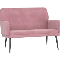 Bankje 108x79x79 cm fluweel>vidaXL Best