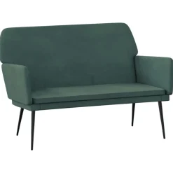 Bankje 108x79x79 cm fluweel>vidaXL New