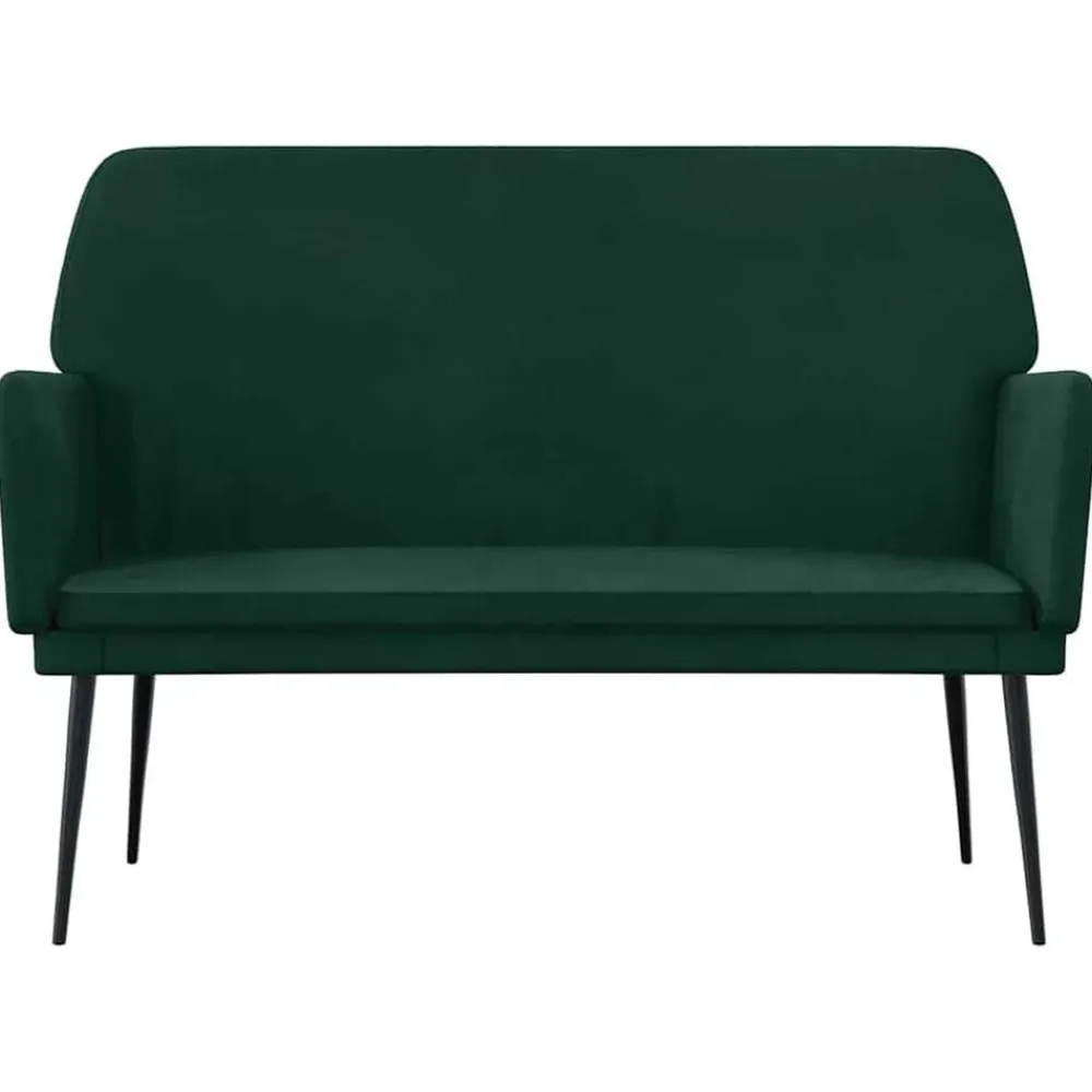 Bankje 108x79x79 cm fluweel>vidaXL New