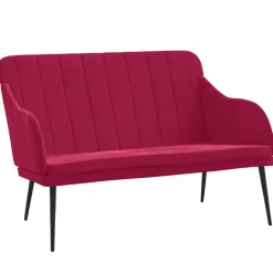 Bankje 110x76x80 cm fluweel>vidaXL