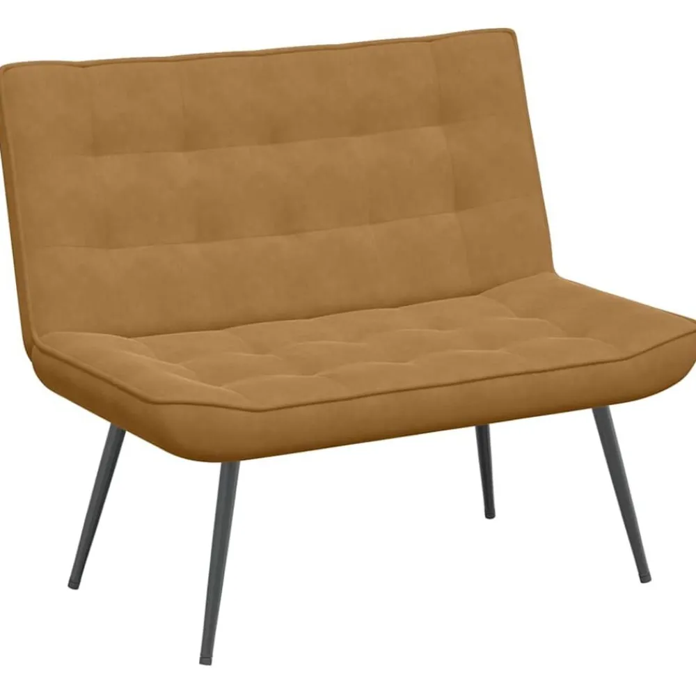 Bankjes*vidaXL Bankje 110x74x84 cm fluweel Bruin