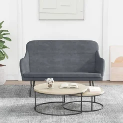 Bankje 110x76x80 cm fluweel>vidaXL Outlet