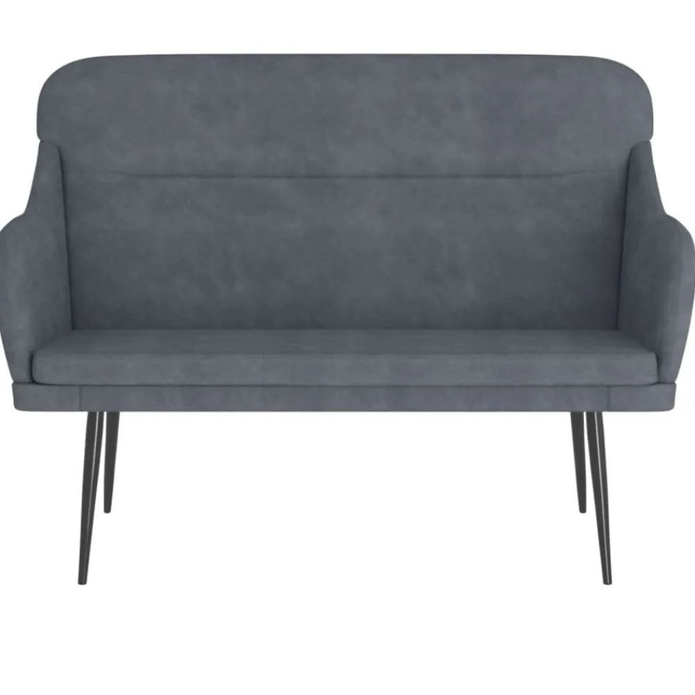 Bankje 110x76x80 cm fluweel>vidaXL Outlet