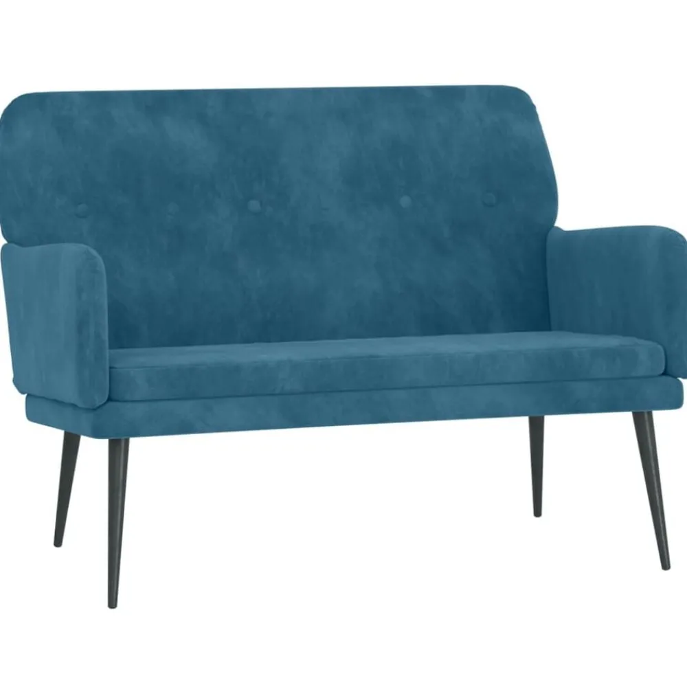 Bankje 108x79x79 cm fluweel>vidaXL Discount