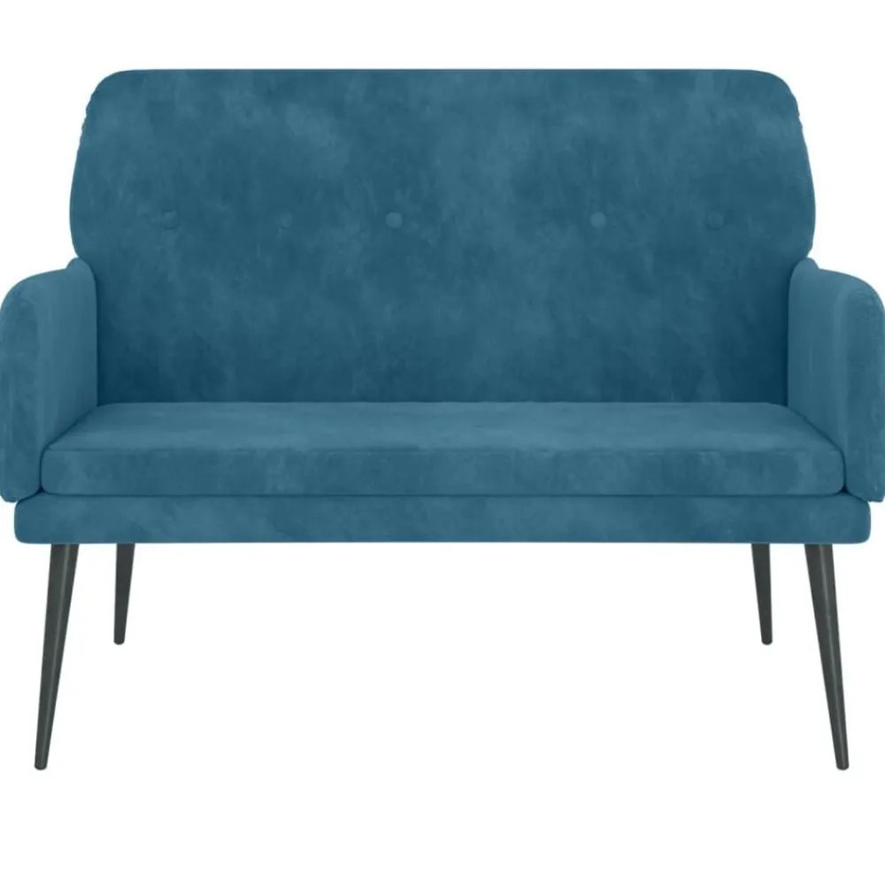 Bankje 108x79x79 cm fluweel>vidaXL Discount