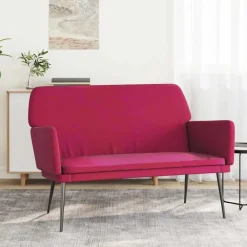 Bankje 108x79x79 cm fluweel>vidaXL