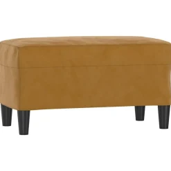 Bankjes*vidaXL Bankje 70x35x41 cm fluweel Bruin