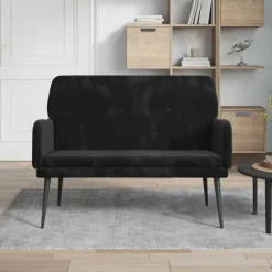 Bankje 108x79x79 cm fluweel>vidaXL Online