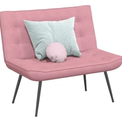 Bankjes*vidaXL Bankje 110x74x84 cm fluweel Roze