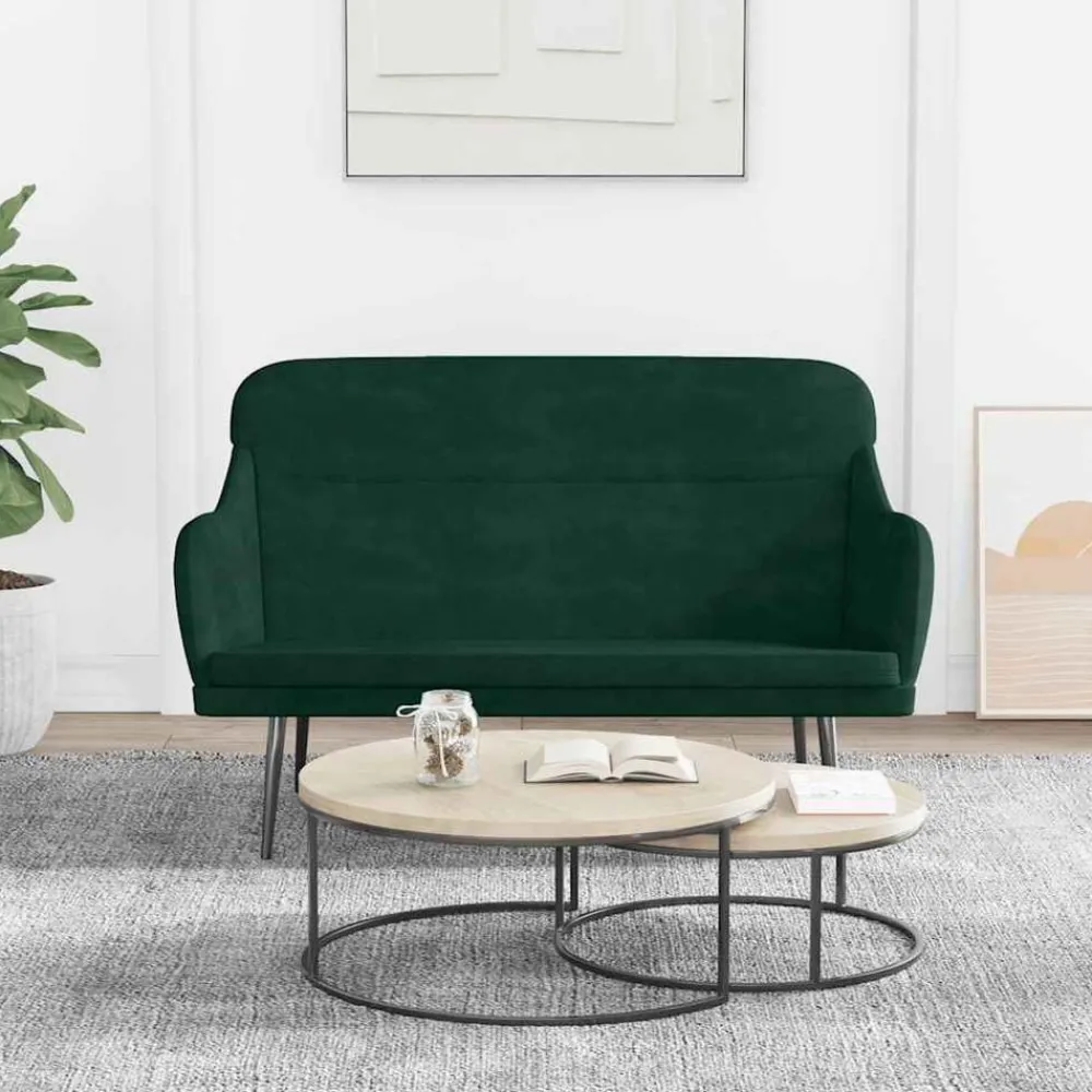 Bankje 110x76x80 cm fluweel>vidaXL Discount