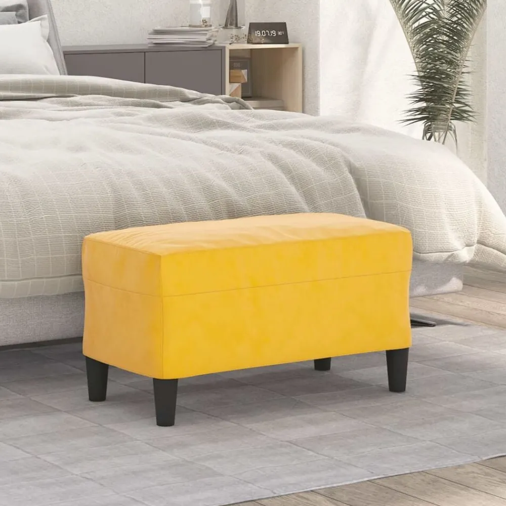 Bankje 70x35x41 cm fluweel>vidaXL Hot
