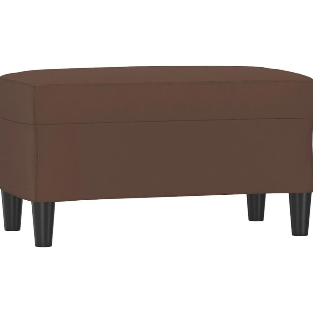 Bankjes*vidaXL Bankje 70x35x41 cm kunstleer Bruin