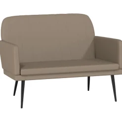 Bankjes*vidaXL Bankje 107x80x81 cm kunstleer kleurig Cappuccino