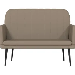 Bankjes*vidaXL Bankje 107x80x81 cm kunstleer kleurig Cappuccino