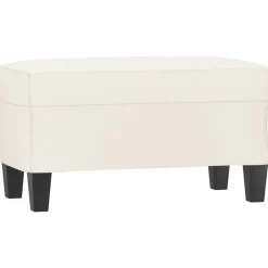 Bankjes*vidaXL Bankje 70x35x41 cm kunstleer crèmekleurig crème