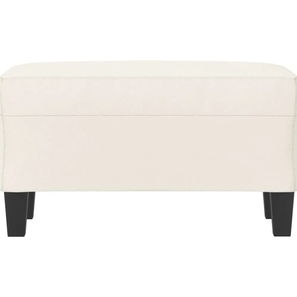 Bankjes*vidaXL Bankje 70x35x41 cm kunstleer crèmekleurig crème
