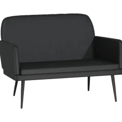 Bankjes*vidaXL Bankje 107x80x81 cm kunstleer Zwart