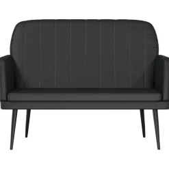 Bankjes*vidaXL Bankje 107x80x81 cm kunstleer Zwart