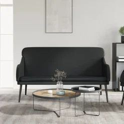 Bankjes*vidaXL Bankje 110x76x80 cm kunstleer Zwart