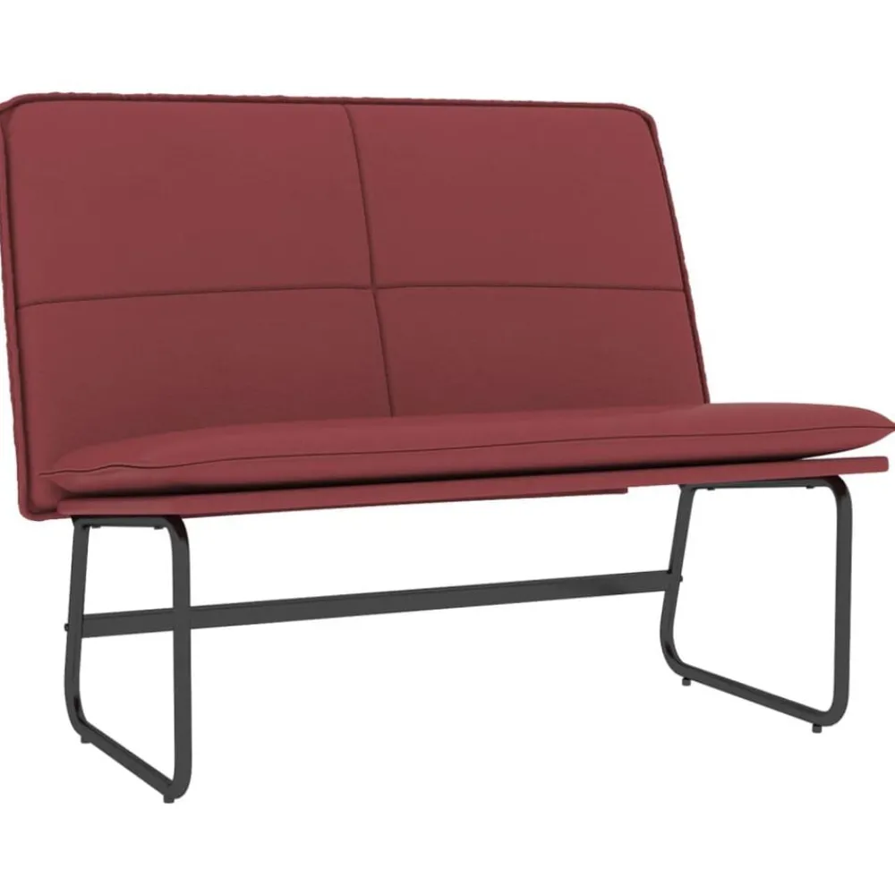 Bankje 100x75x76 cm kunstleer>vidaXL Best