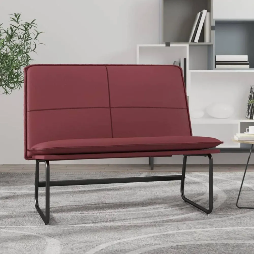 Bankje 100x75x76 cm kunstleer>vidaXL Best