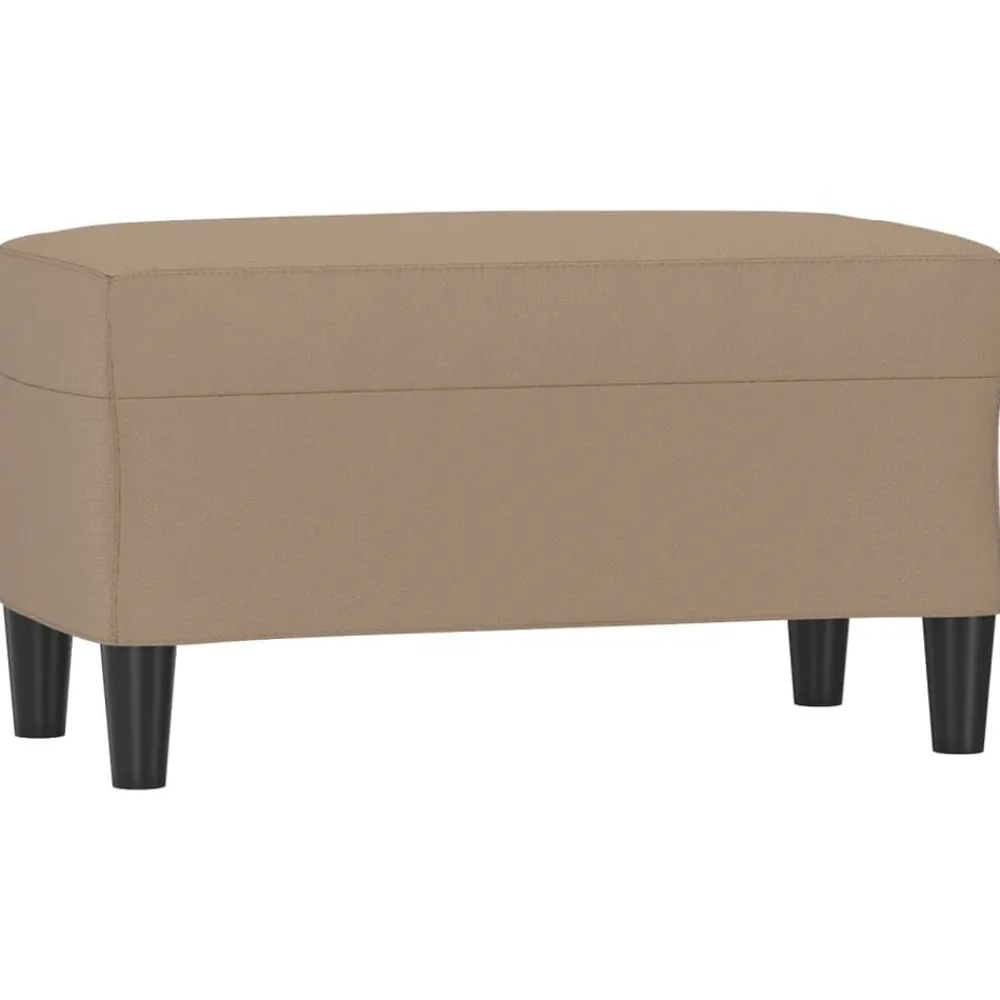 Bankjes*vidaXL Bankje 70x35x41 cm kunstleer kleurig Cappuccino
