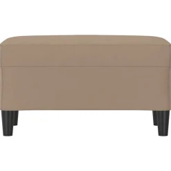 Bankjes*vidaXL Bankje 70x35x41 cm kunstleer kleurig Cappuccino