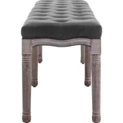 Bankje 150x40x48 cm linnen massief hout><noscript><img width=