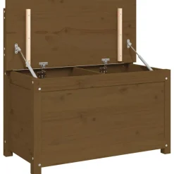 Bankjes*vidaXL Bankje 80x41x77 cm massief grenenhout Honingbruin