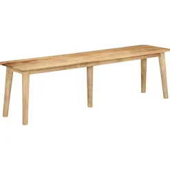 Bankje 160x40x45 cm massief mangohout>vidaXL Online
