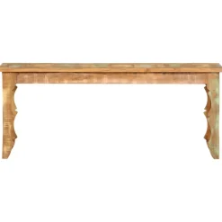 Bankjes*vidaXL Bankje 110x35x45 cm massief gerecycled hout