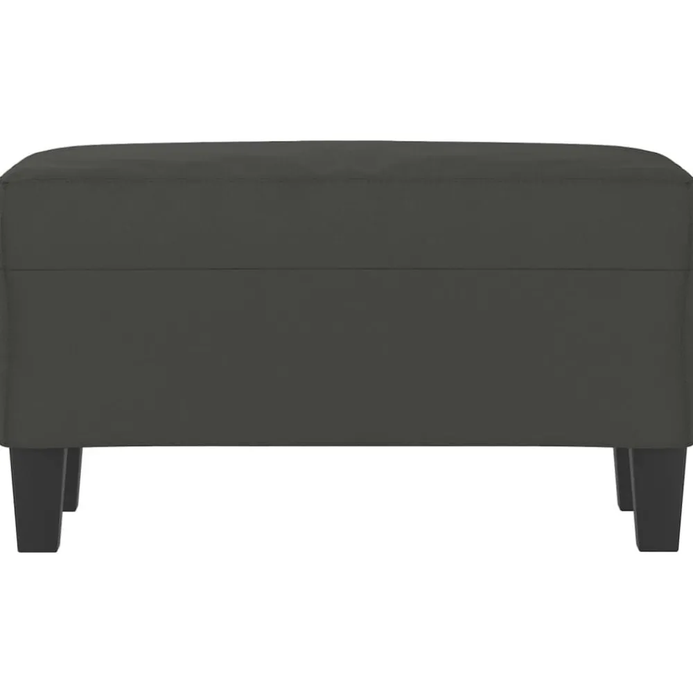 Bankjes*vidaXL Bankje 70x35x41 cm microvezelstof Donkergrijs