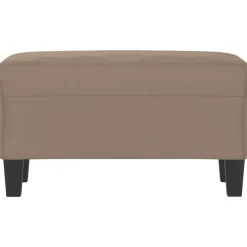 Bankjes*vidaXL Bankje 70x35x41 cm microvezelstof Taupe