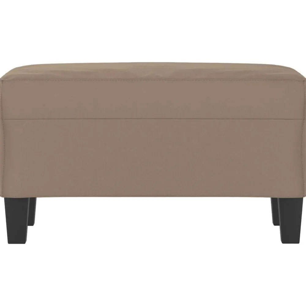 Bankjes*vidaXL Bankje 70x35x41 cm microvezelstof Taupe