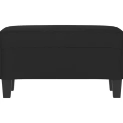 Bankjes*vidaXL Bankje 70x35x41 cm microvezelstof Zwart