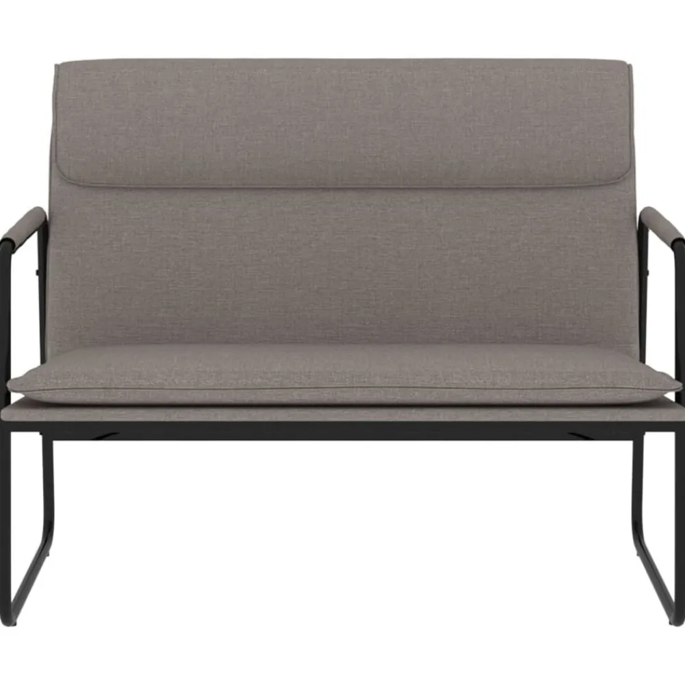 Bankjes*vidaXL Bankje 100x64x80 cm stof Taupe