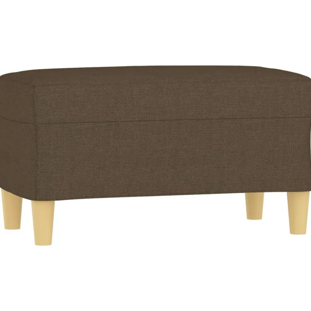 Bankjes*vidaXL Bankje 70x35x41 cm stof Bruin