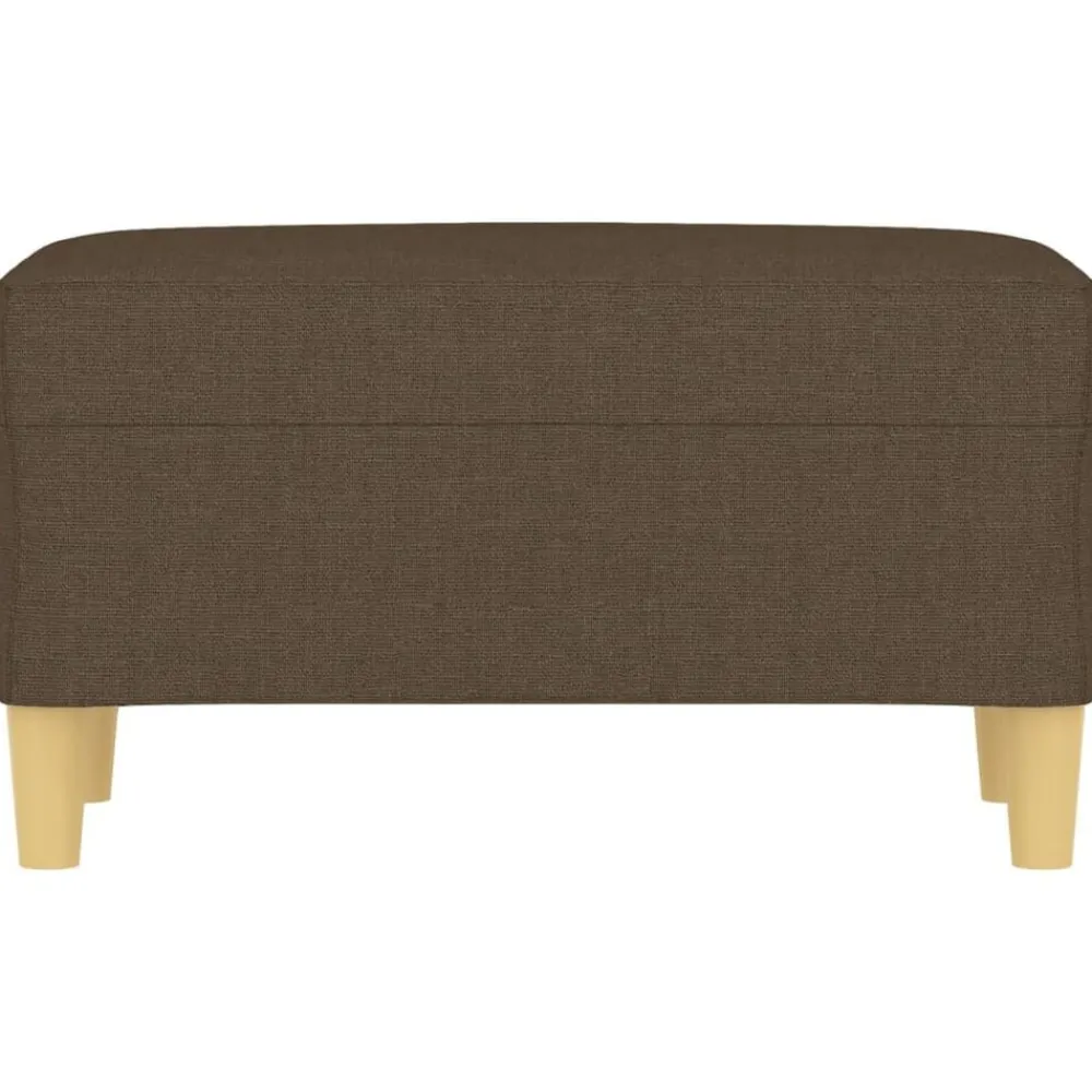 Bankjes*vidaXL Bankje 70x35x41 cm stof Bruin