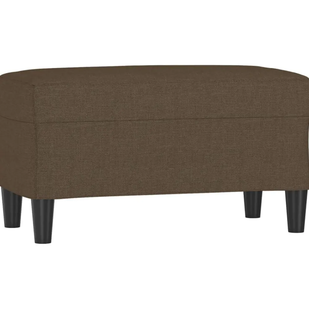 Bankjes*vidaXL Bankje 70x35x41 cm stof Bruin